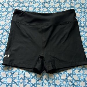 Women’s Compression Shorts. Under Armour. Black. Size M